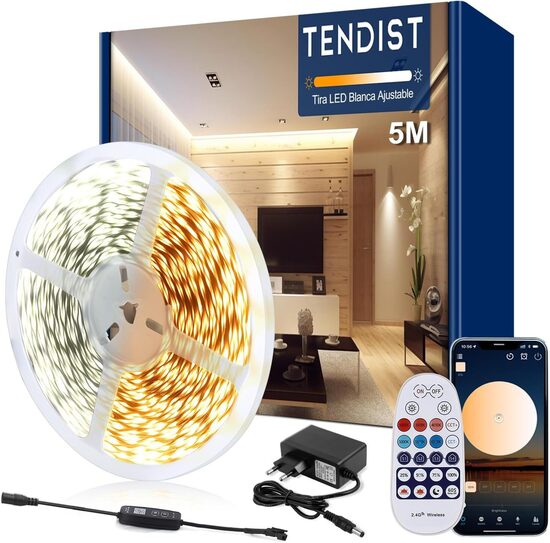 LED lente 5 m, dimmējama, 3000–6500 K, 24 V