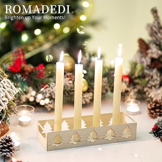 Ziemassvētku metāla svečturis 