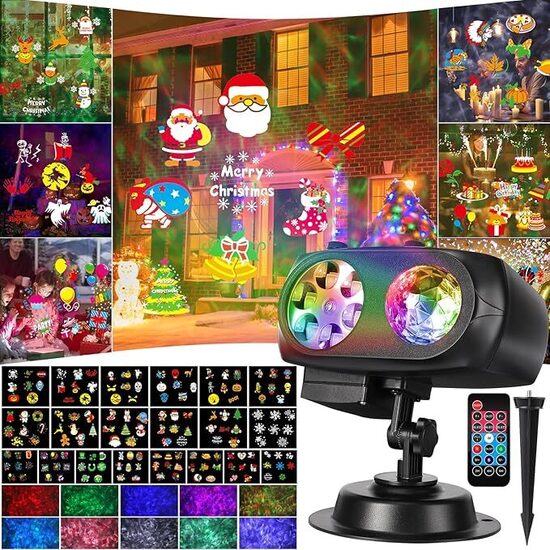 Projektors ar 20 dažādiem motīviem