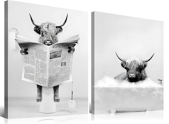 Audekla attēli 2gab 30 x 40 cm