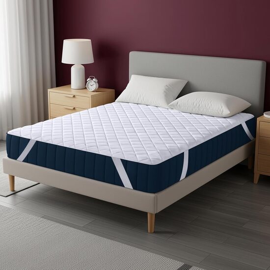 Stepēts matrača virsmatracis 160 x 200 cm