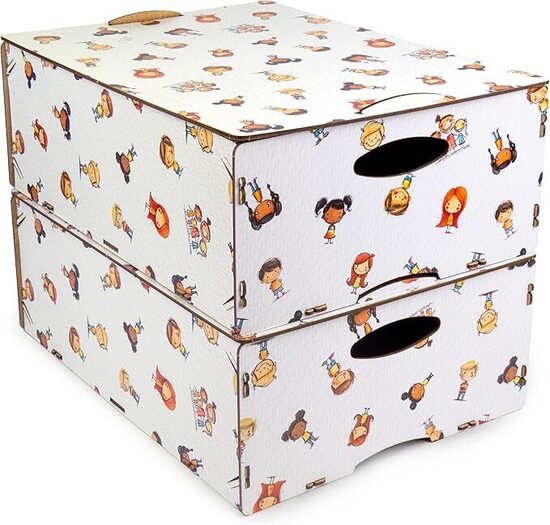 2gab uzglabāšanas kastu komplekts 