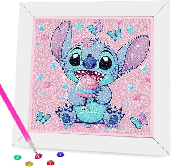 Dimanta gleznošanas komplekts 15 x15 cm ar rāmi