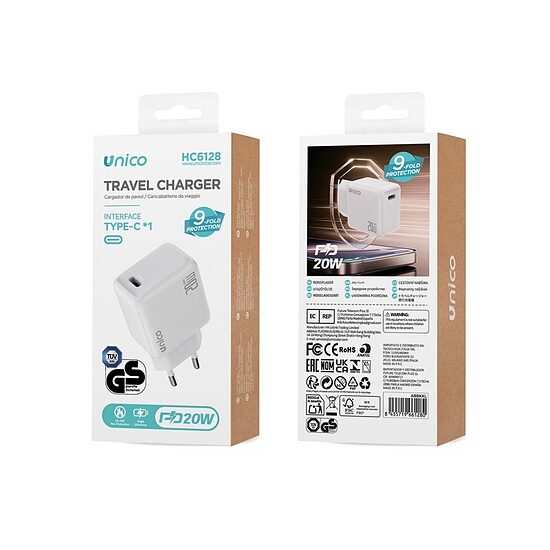 20W PD USB lādētājs ar C-lighting kabeli