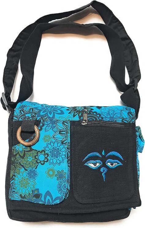 Kokvilnas somiņa ar krāsainu apdruku