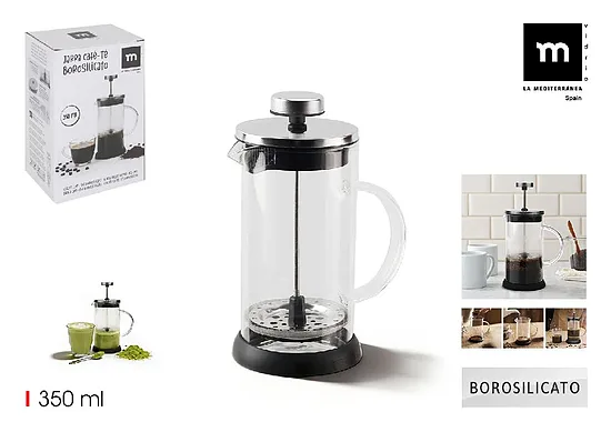 350ml borsilikāta kafijas prese