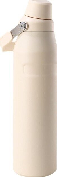 Nerūsējošā tērauda pudele, dubultsienu, 1 L, bēša