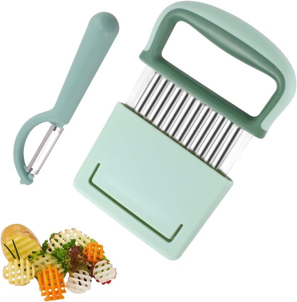 Viļņu nazis ar aizsargpārsegu un dārzeņu mizotāju