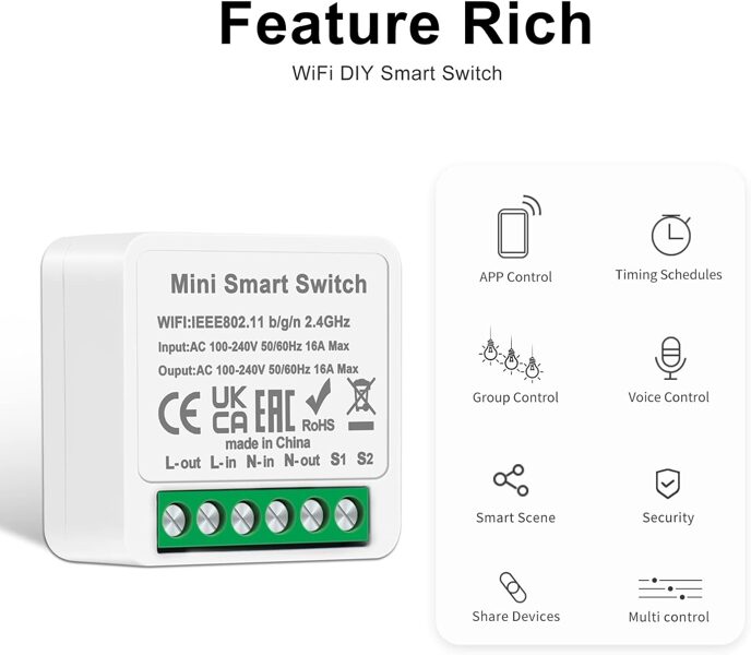 WiFi viedais gaismas slēdzis