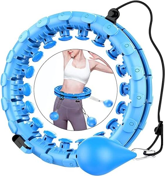 Smart Fitness Hula Hoop fitnesa stīpa ar 24 posmiem