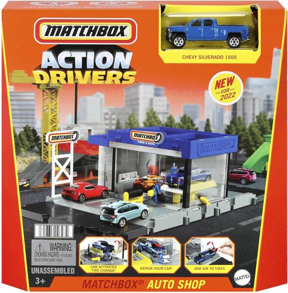 Matchbox Action auto serviss rotaļu komplekts