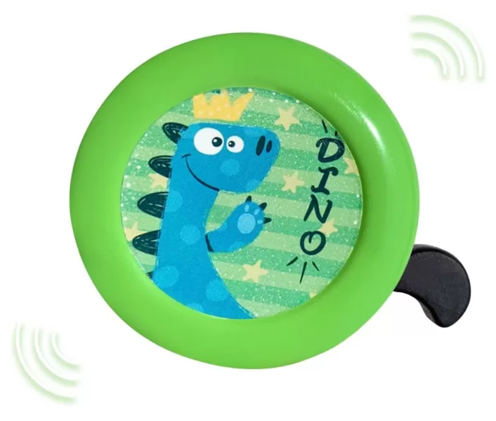 Velosipēda zvaniņš Dino, zaļš